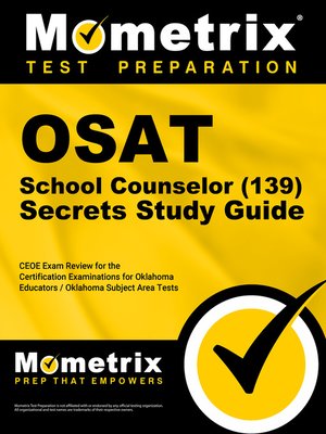 cover image of OSAT School Counselor (139) Secrets Study Guide